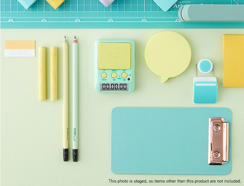 DRETEC Two Tone T-580 Timer Watch Stopwatch LED Alarm Portable Study Cook