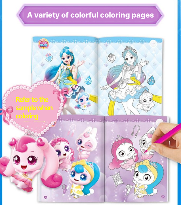 Shooting Star Catch Teenieping Season 6 Sticker Coloring Book