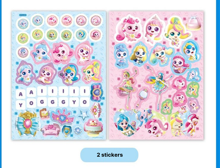 Shooting Star Catch Teenieping Season 6 Sticker Coloring Book