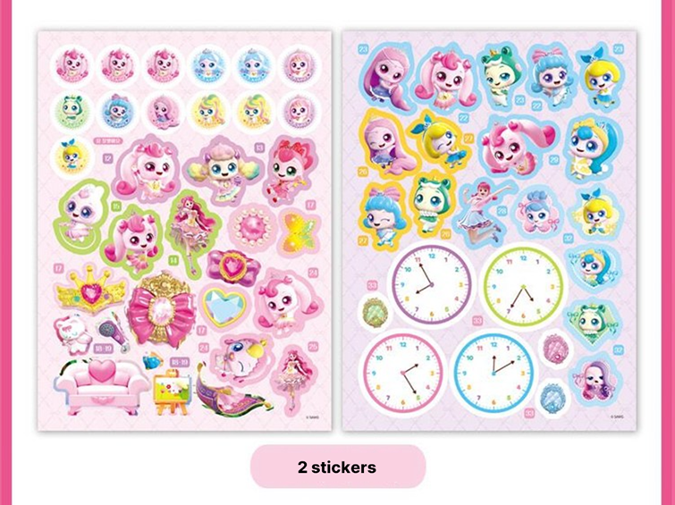 Shooting Star Catch Teenieping Season 6 Sticker Coloring Book