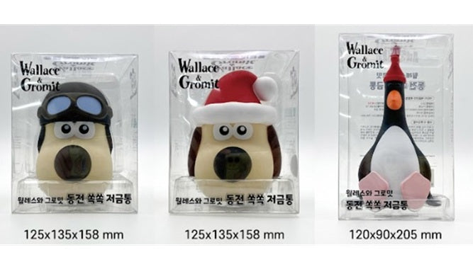 Wallace and Gromit Piggy Bank Coin Box