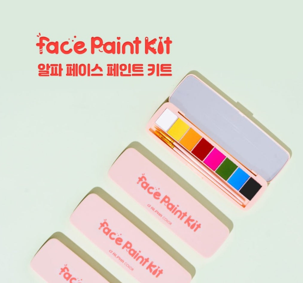 Alpha Face Painting Kit 8 Colors German Dermatest Excellent Grade Certification