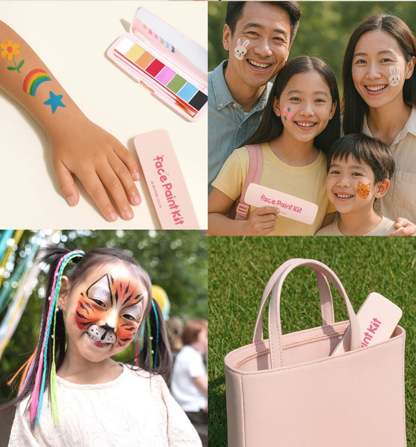 Alpha Face Painting Kit 8 Colors German Dermatest Excellent Grade Certification