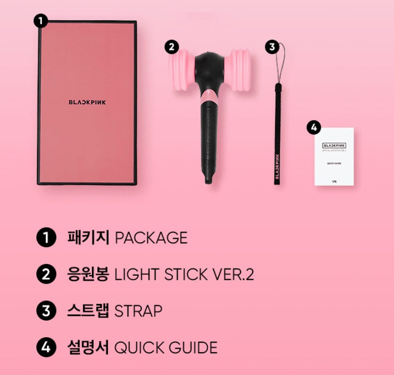 Blackpink Official Fan Light Stick Version 2 BI-ping-bong K-POP