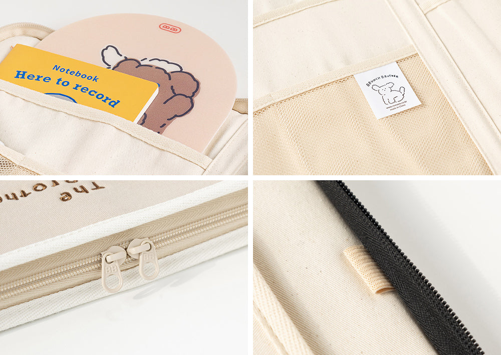 Brunch Brother 11 inch iPad Tablet Pouch Sleeve Case with Pen Holder 5 Pocket | Tablet Pouch | Tablet Sleeve