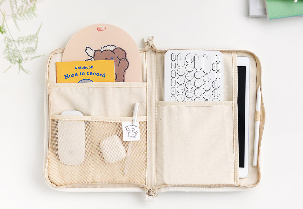 Brunch Brother 11 inch iPad Tablet Pouch Sleeve Case with Pen Holder 5 Pocket | Tablet Pouch | Tablet Sleeve