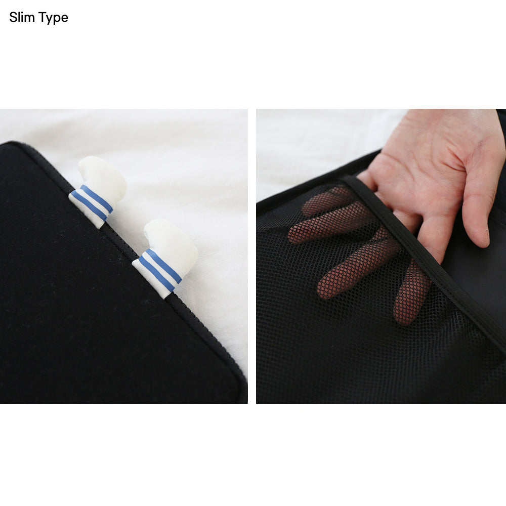 Brunch Brother PomPom 11inch iPad Tablet Laptop Soft Pouch Wide Slim