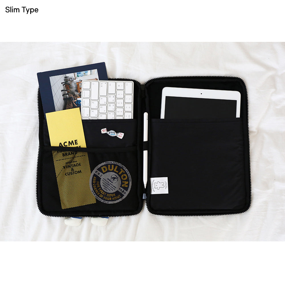 Brunch Brother PomPom 11inch iPad Tablet Laptop Soft Pouch Wide Slim