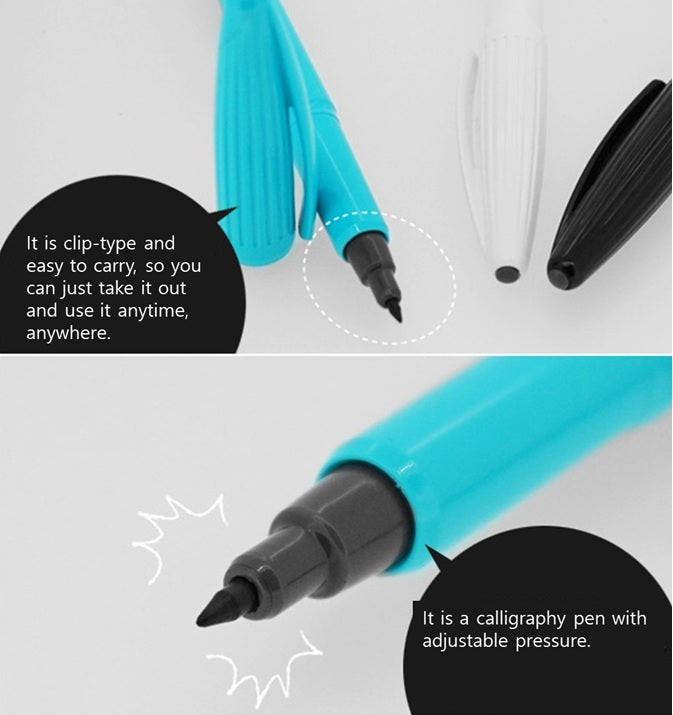 Monami Plus Pen S White Body - Black Ink - Pack of 12 Pen