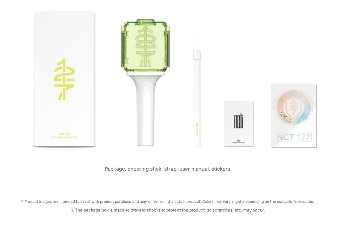 NCT 127 Official Fanlight Light Stick Ver 2 K-pop Cheering Lightstick