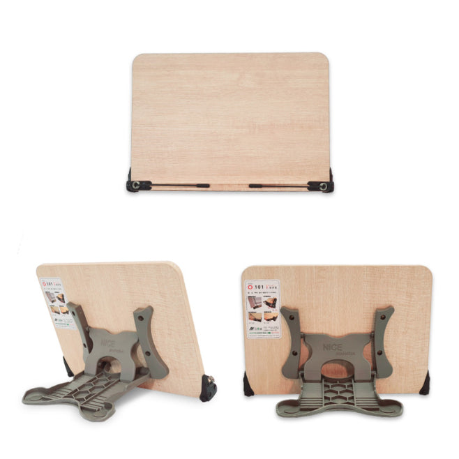 NICE O-101 Book Stand Wood Reading Holder Desk Bookstand Bible Cookbook | Korean High-quality Book Stand