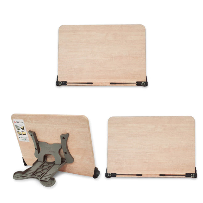 NICE O-102 Book Stand Wood Reading Holder Desk Bookstand Bible Cookbook | Korean High-quality Book Stand