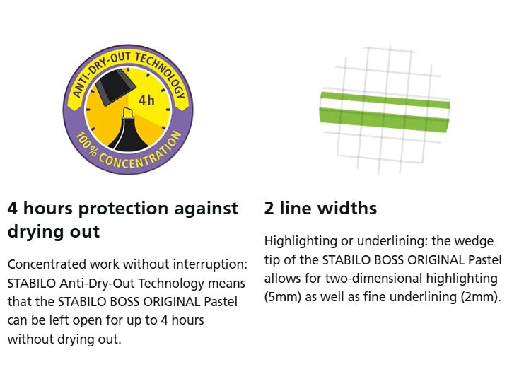 STABILO Highlighter Boss Pastel 8 Color Set