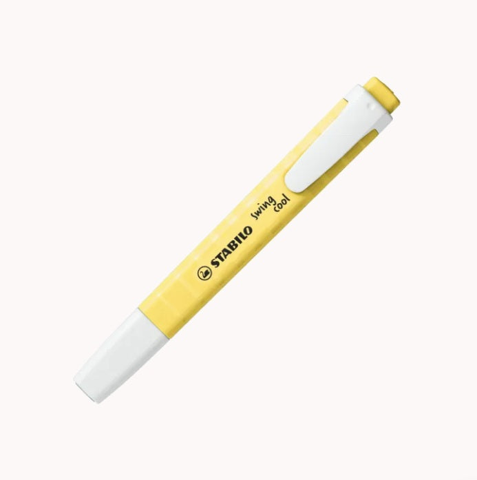 STABILO Highlighter swing cool Pastel - Milky Yellow (10pcs)