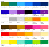 GLOBE CHEMICAL 36 Colors-in-Motion Crayons Made in Korea