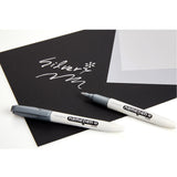 Monami Name Pen Medium 1.7mm Nib Gold Silver Permanent Marker