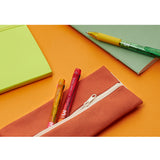 Monami Flip 3 Retractable Ballpoint Multi-Pen Fluorescent Color 0.7mm &amp; Black 0.5mm