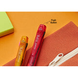 Monami Flip 3 Retractable Ballpoint Multi-Pen Fluorescent Color 0.7mm &amp; Black 0.5mm