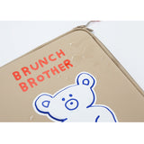 Brunch Brother Holabear 11 inch iPad Tablet Hard EVA Pouch Sleeve Case Beige Color