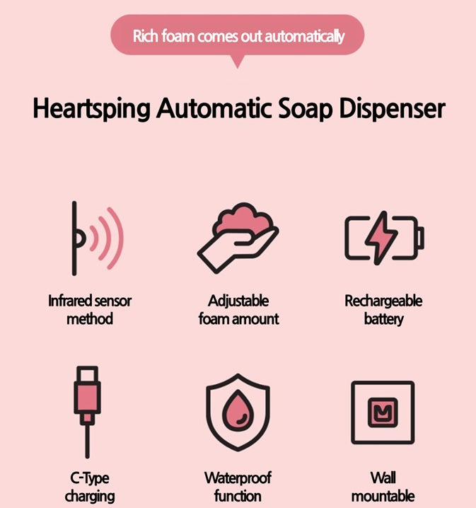 Catch Teenieping Heartsping Automatic Soap Dispenser