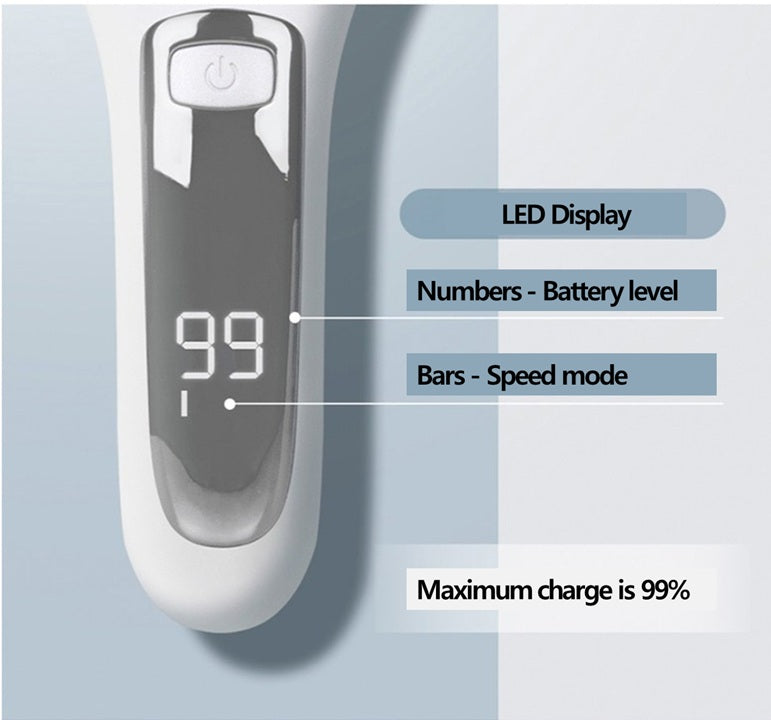 Face Factory Electric Foot Callus Remover, UV Rechargeable Exfoliator