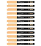 Monami adding super 600 highlighter pastel orange color