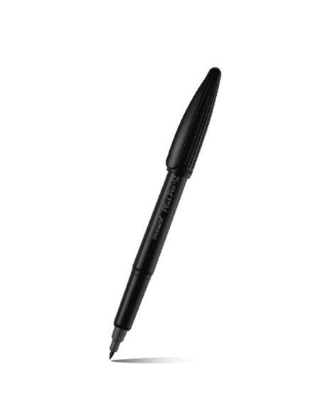 Monami Plus Pen S Black Body - Black Ink - Pack of 12 Pen
