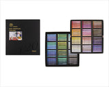 mungyo gallery artists soft oil pastel 120 color set, top view