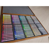 mungyo gallery artists soft oil pastel 120 color set wood box, detail