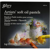 mungyo gallery artists soft oil pastel 24 color set, front