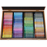 mungyo gallery artists soft oil pastel 72 color set wood box, inside