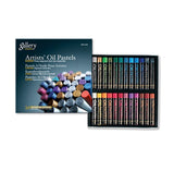 mungyo gallery artists soft oil pastel metallic 24 color set