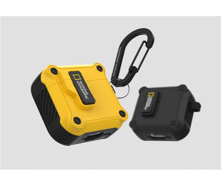 National Geographic Airpods 4/3/Pro2/Pro Rugged Bumper Lock Case
