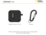 National Geographic Airpods 4/3/Pro2/Pro Rugged Bumper Lock Case