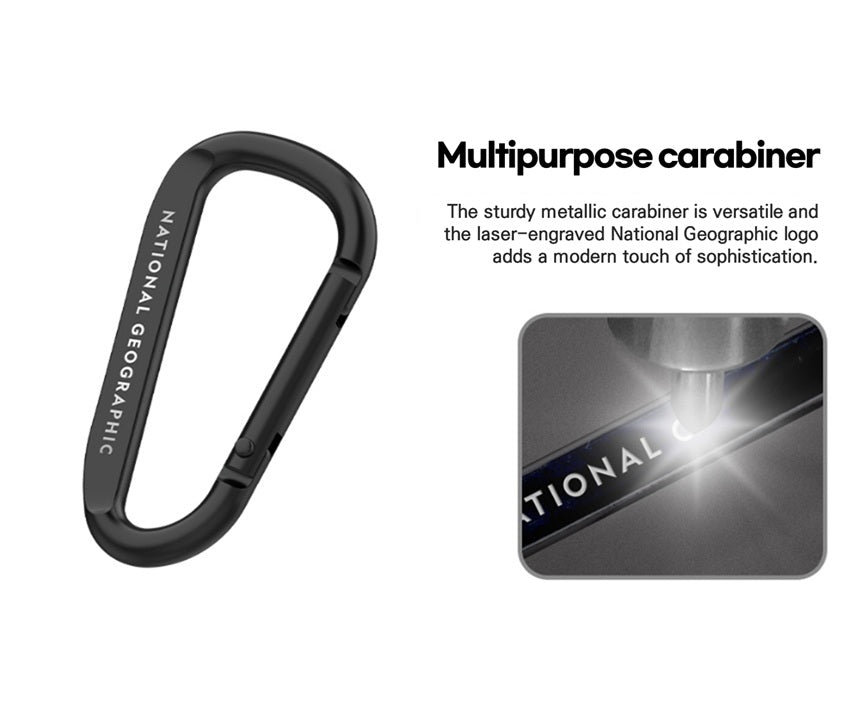 National Geographic Airpods 4/3/Pro2/Pro Rugged Bumper Lock Case