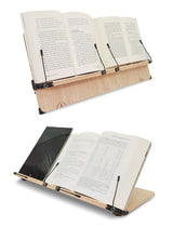 NICE 204D Book Stand 2 Tier Wood Reading Holder Desk Bookstand Bible Cookbook
