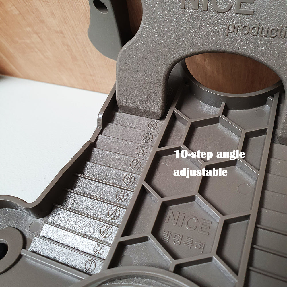 NICE 204D Book Stand 2 Tier Wood Reading Holder Desk Bookstand Bible Cookbook 10-step angle adjustable