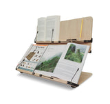 NICE 204D Book Stand 2 Tier Wood Reading Holder Desk Bookstand Bible Cookbook