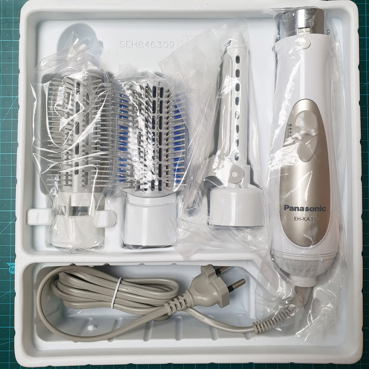 Panasonic Hair Styler Straightener Blow Brush Comb 3 in 1 Accessories EH-KA31