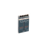 shinhan touch twin tip marker set 6 skin tones a