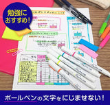 Zebra Highlighters Just Fit Mojiniline WKS22-5C, No bleed 5-color set