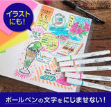 Zebra Highlighters Just Fit Mojiniline WKS22-5C, No bleed 5-color set